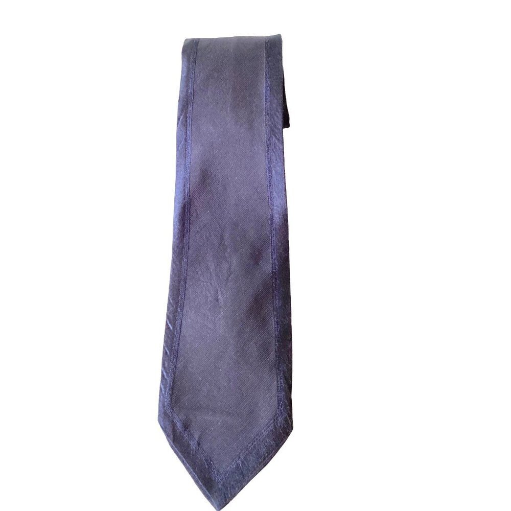 Navy Valentino Tie Vintage Silk
